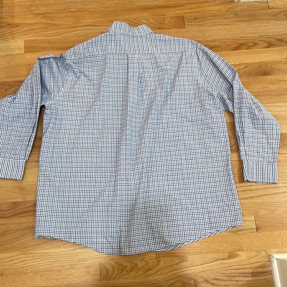DOCKERS Classic Fit Stretch Plaid Battery Street Dress Shirt - XXL 18-18.5 Neck - Picture 6 of 6